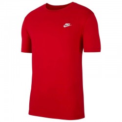 Nike Sportswear Club Ανδρικό T-shirt ΚΟΚΚΙΝΟ (AR4997-657)