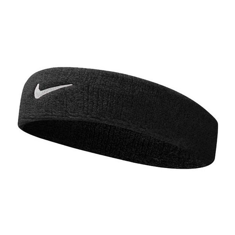 Nike Swoosh Αθλητικό Περιμετώπιο Μαύρο Headband (N.NN.07-010)