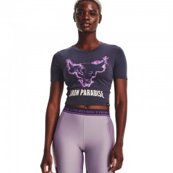 Under Armour Κοντομάνικο Crop Top Tempered Steel (1373586-558)