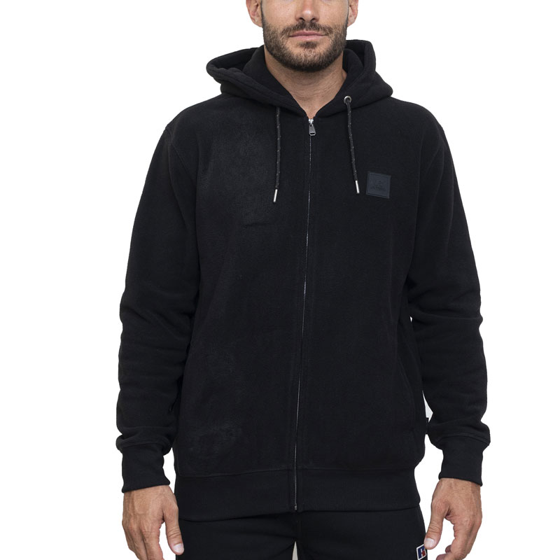 RUSSELL ATHLETIC ZIP THROUGH HOODY JACKET (A3-720-2-IO-099)ΑΝΔΡΙΚΗ ΜΑΥΡΗ ΖΑΚΕΤΑ ΜΕ ΚΟΥΚΟΥΛΑ