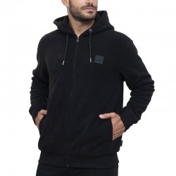 RUSSELL ATHLETIC ZIP THROUGH HOODY JACKET (A3-720-2-IO-099)ΑΝΔΡΙΚΗ ΜΑΥΡΗ ΖΑΚΕΤΑ ΜΕ ΚΟΥΚΟΥΛΑ