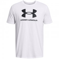 Under Armour UA SPORTSTYLE LOGO UPDATE SS (1382911-100)ΑΝΔΡΙΚΟ T-SHIRT White//Black