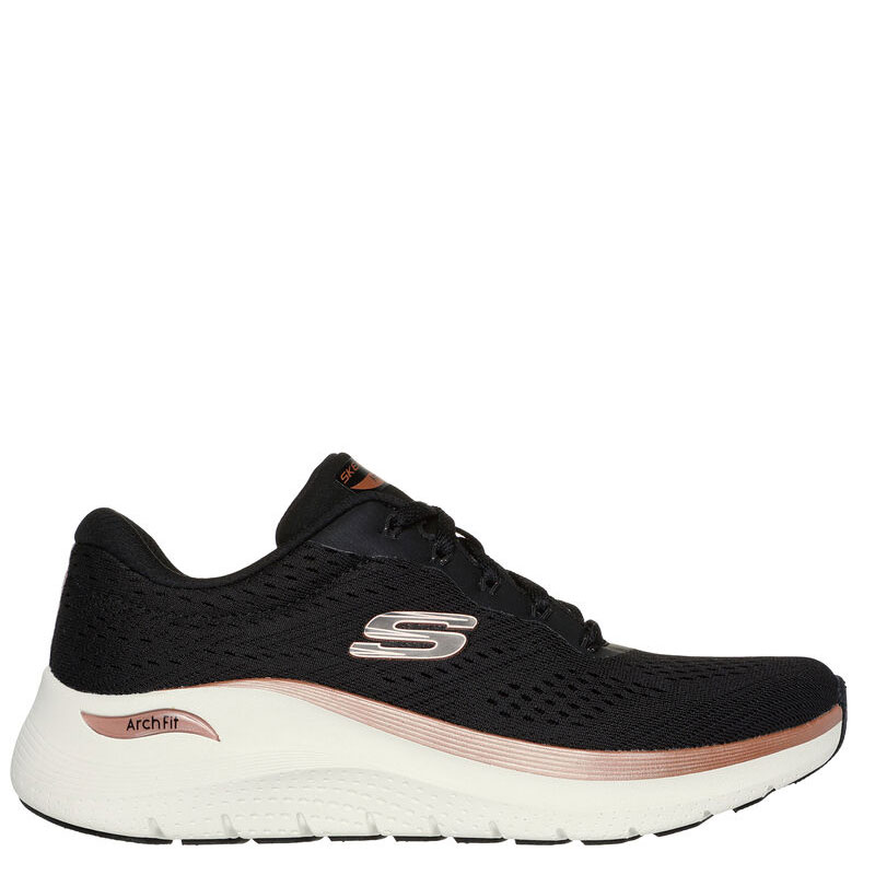 SKECHERS ARCH FIT 2.0 - GLOW THE DISTANCE (150067-BKRG)ΓΥΝΑΙΚΕΙΟ ΥΠΟΔΗΜΑ ΜΑΥΡΟ