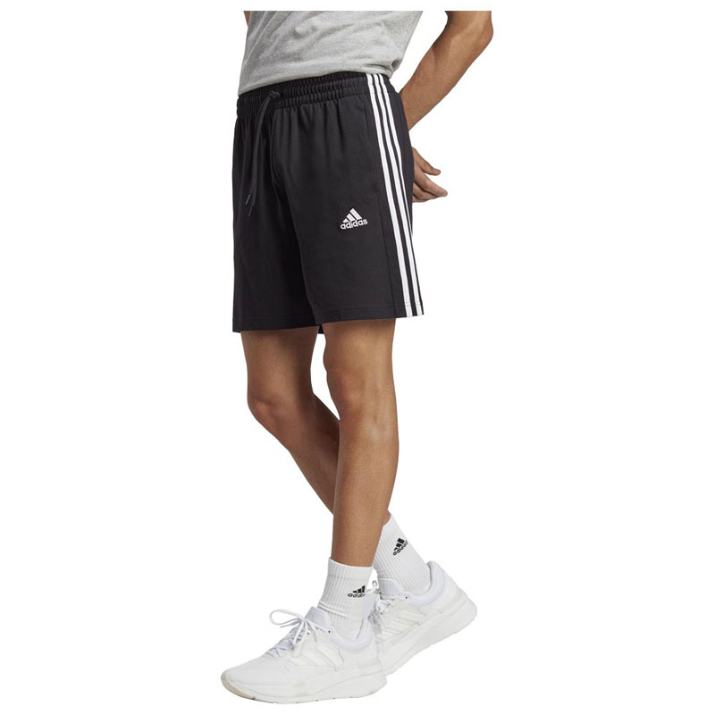 ADIDAS ESSENTIALS 3-STRIPES SHORTS (IC9378)ΑΝΔΡΙΚΗ ΒΕΡΜΟΥΔΑ ΜΑΥΡΗ