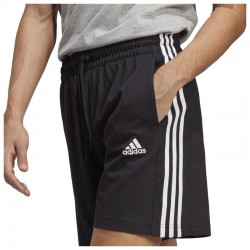 ADIDAS ESSENTIALS 3-STRIPES SHORTS (IC9378)ΑΝΔΡΙΚΗ ΒΕΡΜΟΥΔΑ ΜΑΥΡΗ