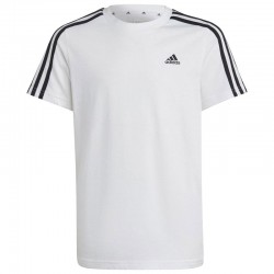 ADIDAS ESSENTIALS 3-STRIPES COTTON T-SHIRT KIDS (IC0605)ΠΑΙΔΙΚΟ T-SHIRT ΛΕΥΚΟ