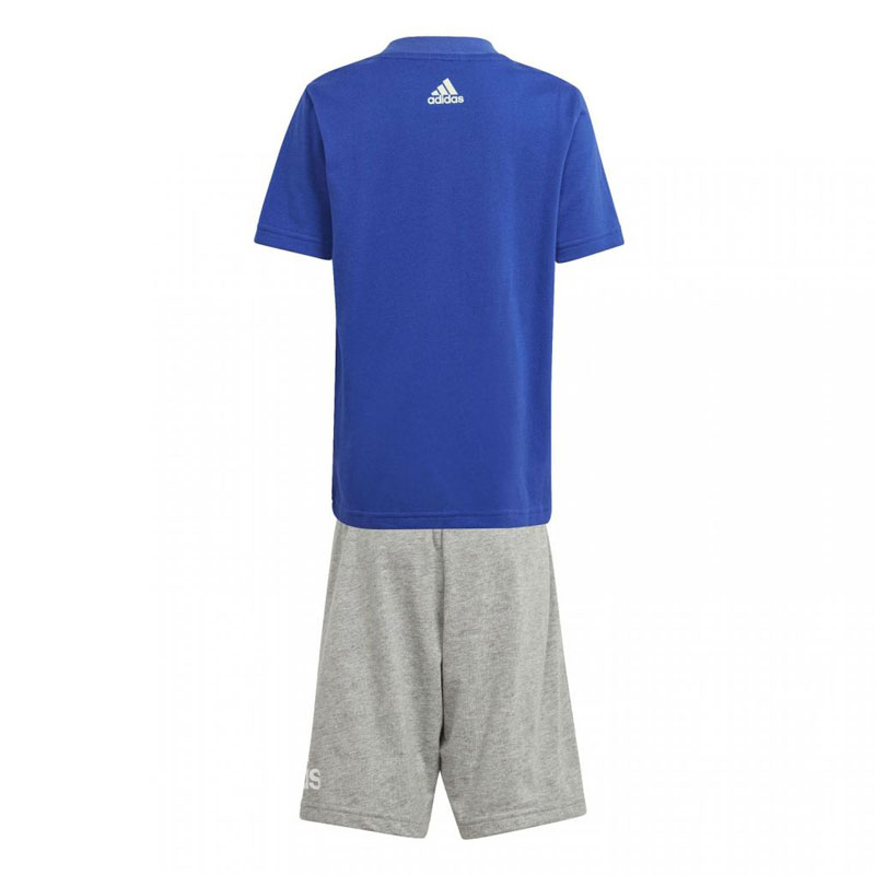 Adidas Essentials Logo Set KIDS (IS2470)ΠΑΙΔΙΚΟ ΣΕΤ ΜΠΛΕ/ΓΚΡΙ