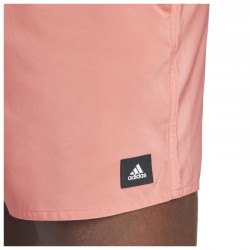 ADIDAS SOLID CLX SHORT-LENGTH SWIM SHORTS (IR6223)ΑΝΔΡΙΚΟ ΜΑΓΙΟ Preloved Scarlet / White