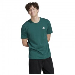 ADIDAS ESSENTIALS SINGLE JERSEY EMBROIDERED SMALL LOGO TEE (IJ6111)ΑΝΔΡΙΚΟ T-SHIRT Collegiate Green