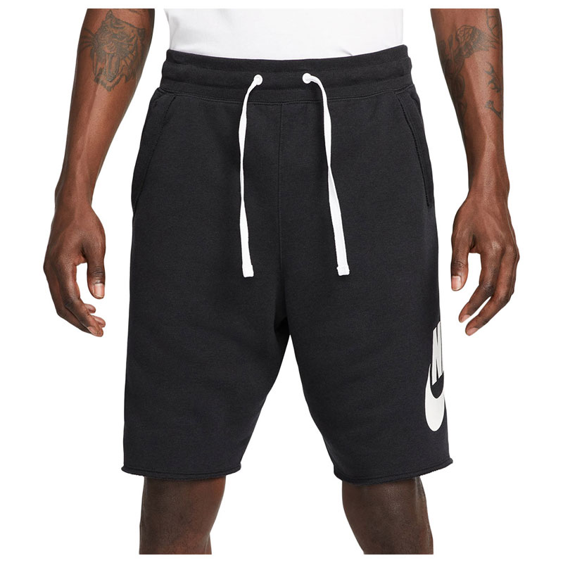 NIKE CLUB ALUMNI HBR FT SHORT (DX0502-010)ΑΝΔΡΙΚΗ ΒΕΡΜΟΥΔΑ ΜΑΥΡΟ/ΛΕΥΚΟ