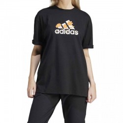 Αdidas sportswear W Flwr Bos Gt Tee (IR5896)ΓΥΝΑΙΚΕΙΟ T-SHIRT ΜΑΥΡΟ