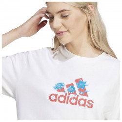 ADIDAS FLWR BOS GT (IT1421)ΓΥΝΑΙΚΕΙΟ T-SHIRT ΕΚΡΟΥ