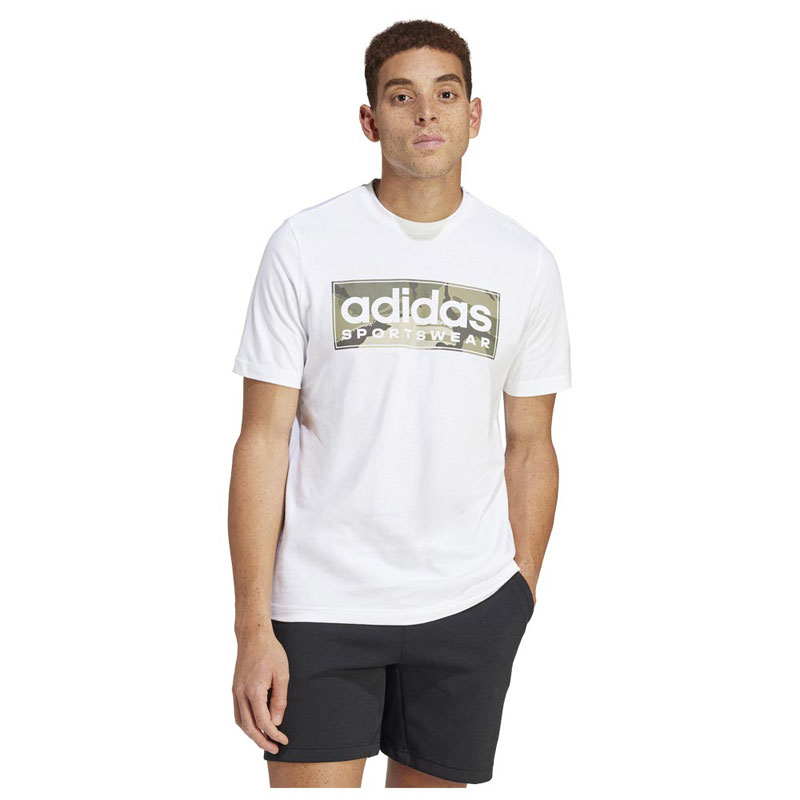 ADIDAS CAMO LINEAR GRAPHIC TEE (IN6473)ΑΝΔΡΙΚΟ T-SHIRT ΛΕΥΚΟ