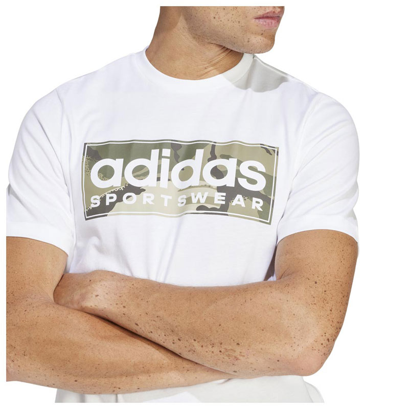 ADIDAS CAMO LINEAR GRAPHIC TEE (IN6473)ΑΝΔΡΙΚΟ T-SHIRT ΛΕΥΚΟ