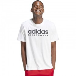 ADIDAS SPORTWEAR TEE MENS (IW8835)ΑΝΔΡΙΚΟ T-SHIRT ΛΕΥΚΟ