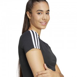 ADIDAS ESSENTIALS 3-STRIPES TEE (IR6111)ΓΥΝΑΙΚΕΙΟ T-SHIRT ΜΑΥΡΟ