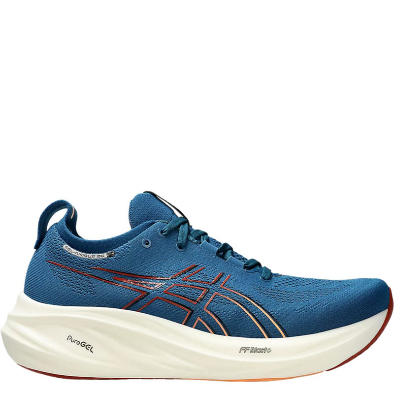 ASICS GEL-NIMBUS 26 (1011B794-404)ΑΝΔΡΙΚΑ ΠΑΠΟΥΤΣΙΑ Rich Navy/Faded Orange