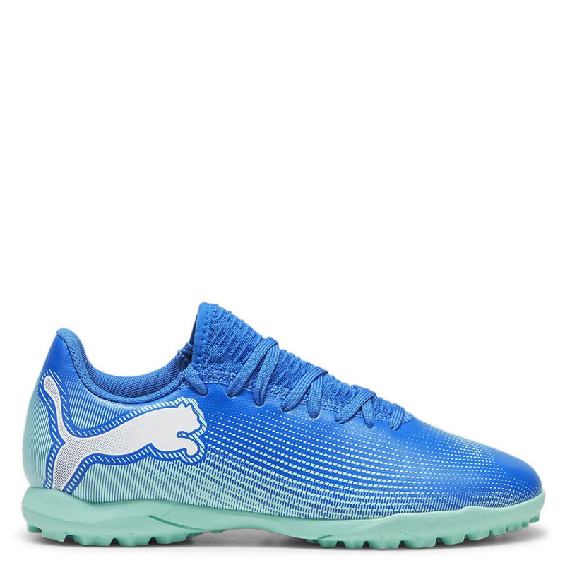 PUMA FUTURE 7 PLAY TT JR (107950-01)ΠΑΙΔΙΚΑ ΠΑΠΟΥΤΣΙΑ ΠΟΔΟΣΦΑΙΡΟΥ ΜΕ ΣΧΑΡΑ Hyperlink Blue-Mint