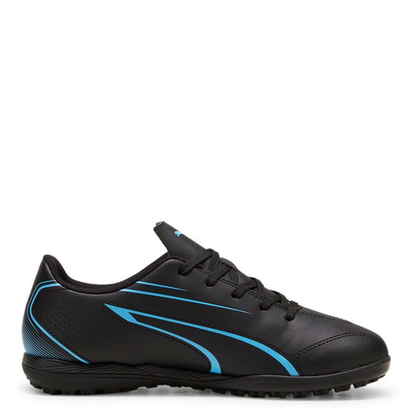 PUMA VITORIA JR TT (107487-05)ΠΑΙΔΙΚΑ ΠΑΠΟΥΤΣΙΑ ΠΟΔΟΣΦΑΙΡΟΥ ΜΕ ΣΧΑΡΑ ΜΑΥΡΑ