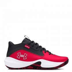 Under Armour Lockdown 7 GS Παιδικά Μποτάκια Κόκκινα (3028513-600)