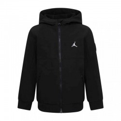 Jordan Soft Shell Jacket Lightweight Outerwear KIDS (95D189-023)ΠΑΙΔΙΚΟ ΜΠΟΥΦΑΝ ΜΑΥΡΟ