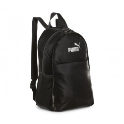 PUMA Core Pop Backpack (090649-01)ΤΣΑΝΤΑ ΠΛΑΤΗΣ ΜΑΥΡΗ