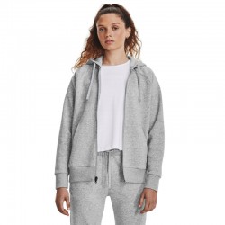 UNDER ARMOUR UA RIVAL FLEECE FZ HOODIE WMNS (1379497-012)ΓΥΝΑΙΚΕΙΑ ΖΑΚΕΤΑ ΓΚΡΙ