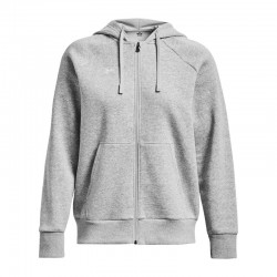 UNDER ARMOUR UA RIVAL FLEECE FZ HOODIE WMNS (1379497-012)ΓΥΝΑΙΚΕΙΑ ΖΑΚΕΤΑ ΓΚΡΙ