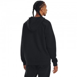 UNDER ARMOUR RIVAL FLEECE FZ HOODIE (1379767-001)ΑΝΔΡΙΚΗ ΦΟΥΤΕΡ ΖΑΚΕΤΑ ΜΑΥΡΗ