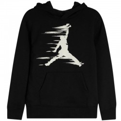 Jordan Flight MVP HBR Fleece Pullover Hoodie KIDS (95D228-023)Παιδικό Φούτερ με Κουκούλα Μαύρο