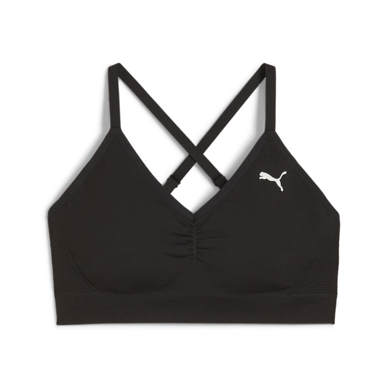 PUMA MOVE SHAPELUXE SEAMLESS BRA (524362-51)ΓΥΝΑΙΚΕΙΟ ΜΠΟΥΣΤΑΚΙ ΜΑΥΡΟ