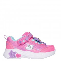 SKECHERS SNUGGLE SNEAKS (302214N-PKMT)ΒΡΕΦΙΚΑ ΠΑΠΟΥΤΣΙΑ PINK/MULTI