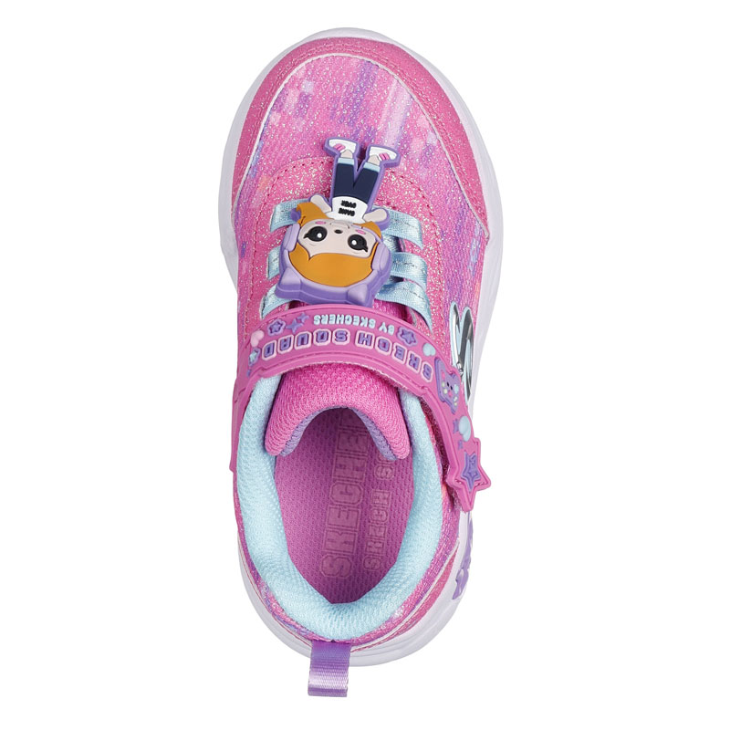 SKECHERS SNUGGLE SNEAKS (302214N-PKMT)ΒΡΕΦΙΚΑ ΠΑΠΟΥΤΣΙΑ PINK/MULTI