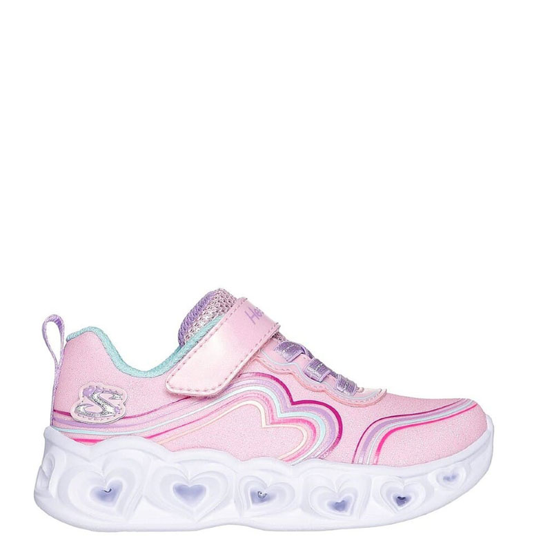 SKECHERS HEART LIGHTS RETRO (302689N-LPMT)ΒΡΕΦΙΚΑ ΠΑΠΟΥΤΣΙΑ ΦΩΤΙΖΟΜΕΝΑ ΡΟΖ