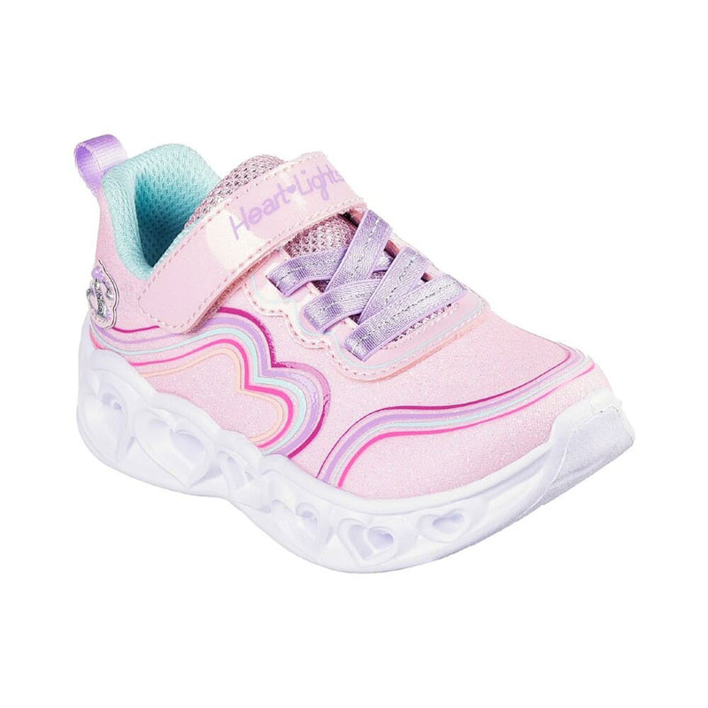 SKECHERS HEART LIGHTS RETRO (302689N-LPMT)ΒΡΕΦΙΚΑ ΠΑΠΟΥΤΣΙΑ ΦΩΤΙΖΟΜΕΝΑ ΡΟΖ