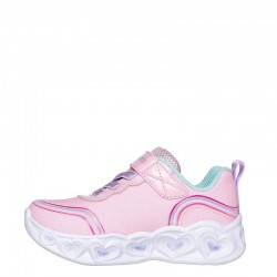 SKECHERS HEART LIGHTS RETRO (302689N-LPMT)ΒΡΕΦΙΚΑ ΠΑΠΟΥΤΣΙΑ ΦΩΤΙΖΟΜΕΝΑ ΡΟΖ