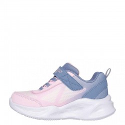 Skechers Sola Glow Infant (303714N-GYLP)ΒΡΕΦΙΚΑ ΠΑΠΟΥΤΣΙΑ ΦΩΤΙΖΟΜΕΝΑ GRAY/LIGHT PINK