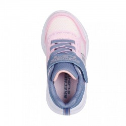 Skechers Sola Glow Infant (303714N-GYLP)ΒΡΕΦΙΚΑ ΠΑΠΟΥΤΣΙΑ ΦΩΤΙΖΟΜΕΝΑ GRAY/LIGHT PINK