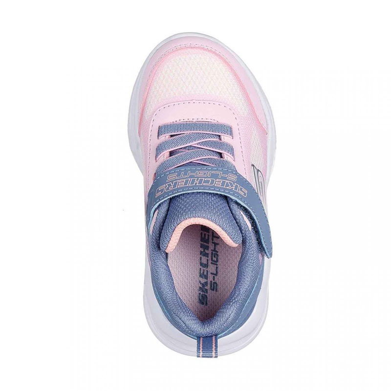 Skechers Sola Glow Infant (303714N-GYLP)ΒΡΕΦΙΚΑ ΠΑΠΟΥΤΣΙΑ ΦΩΤΙΖΟΜΕΝΑ GRAY/LIGHT PINK