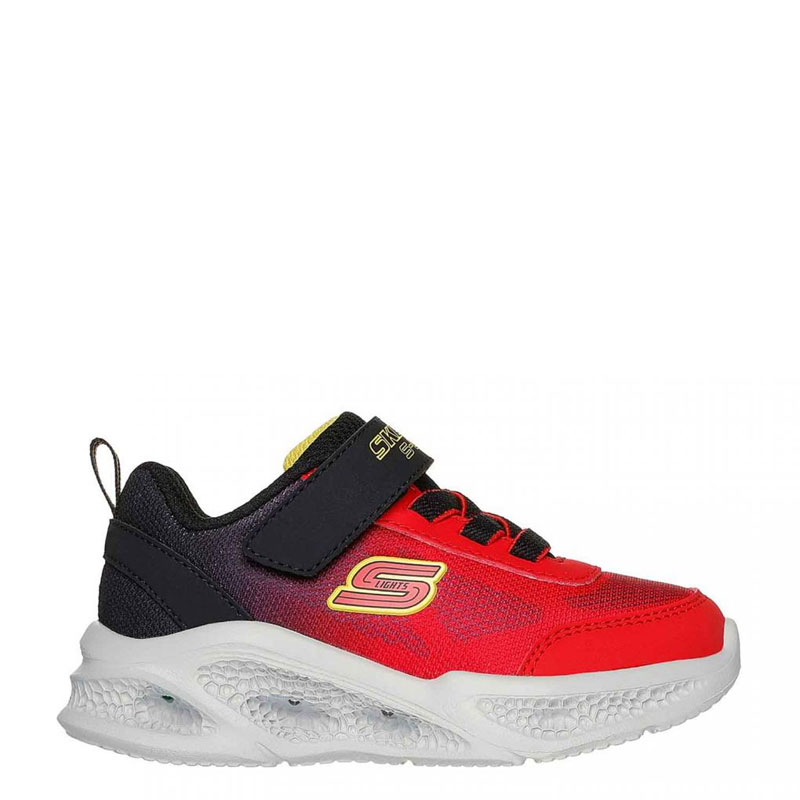 Skechers Meteor Lights (401495N-RDBK)ΒΡΕΦΙΚΑ ΠΑΠΟΥΤΣΙΑ ΦΩΤΙΖΟΜΕΝΑ ΚΟΚΚΙΝΑ