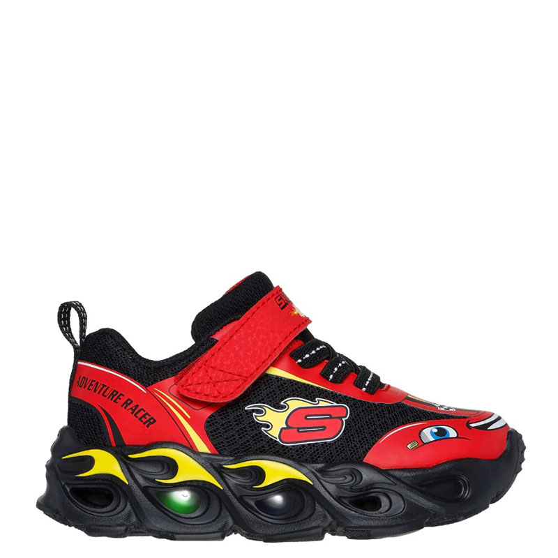 SKECHERS HOT LIGHTS INFANT (402306N-RDBK)ΒΡΕΦΙΚΑ ΠΑΠΟΥΤΣΙΑ ΦΩΤΙΖΟΜΕΝΑ ΚΟΚΚΙΝΑ