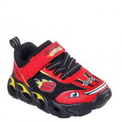 SKECHERS HOT LIGHTS INFANT (402306N-RDBK)ΒΡΕΦΙΚΑ ΠΑΠΟΥΤΣΙΑ ΦΩΤΙΖΟΜΕΝΑ ΚΟΚΚΙΝΑ