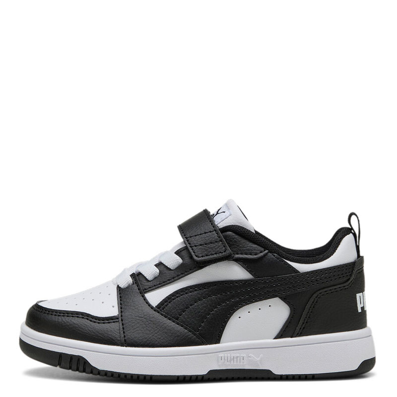 PUMA Rebound V6 Lo AC+ PS (397419-01)ΠΑΙΔΙΚΑ ΠΑΠΟΥΤΣΙΑ ΜΑΥΡΟ/ΛΕΥΚΟ