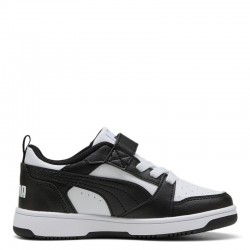 PUMA Rebound V6 Lo AC+ PS (397419-01)ΠΑΙΔΙΚΑ ΠΑΠΟΥΤΣΙΑ ΜΑΥΡΟ/ΛΕΥΚΟ