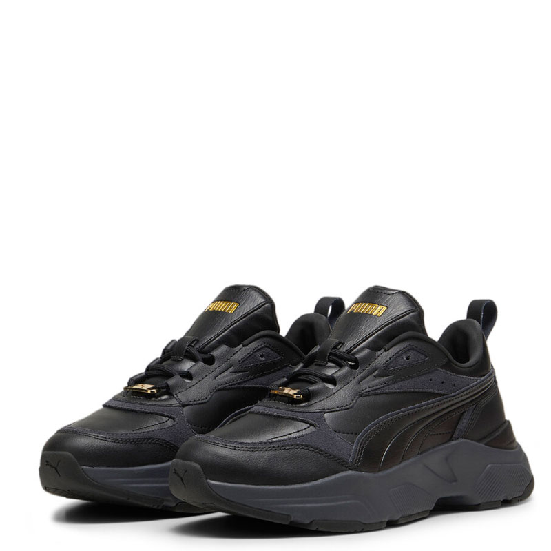 Puma Cassia Lux (397837-03)ΓΥΝΑΙΚΕΙΑ ΠΑΠΟΥΤΣΙΑ BLACK/GRAY/GOLD