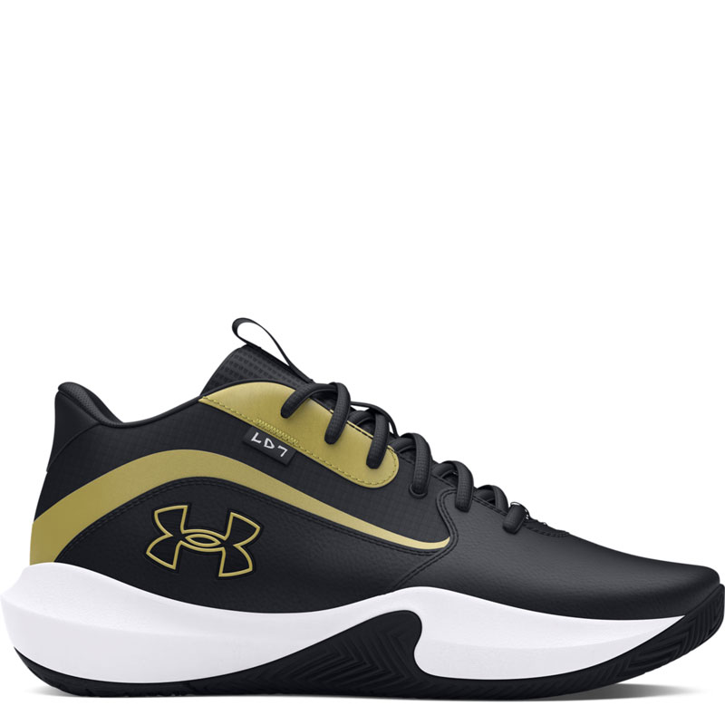 UNDER ARMOUR Lockdown 7 (3028512-001)ΑΝΔΡΙΚΑ ΠΑΠΟΥΤΣΙΑ ΜΠΑΣΚΕΤ Black/Black/Metallic Gold