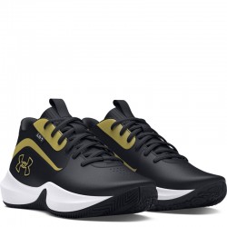 UNDER ARMOUR Lockdown 7 (3028512-001)ΑΝΔΡΙΚΑ ΠΑΠΟΥΤΣΙΑ ΜΠΑΣΚΕΤ Black/Black/Metallic Gold