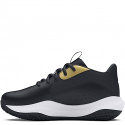 Under Armour Lockdown 7 PS (3028514-001)ΠΑΙΔΙΚΑ ΠΑΠΟΥΤΣΙΑ ΜΠΑΣΚΕΤ  Black/Black/Metallic Gold