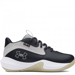 Under Armour Lockdown 7 PS (3028514-002)ΠΑΙΔΙΚΑ ΠΑΠΟΥΤΣΙΑ ΜΠΑΣΚΕΤ Black/Silt/Distant Gray