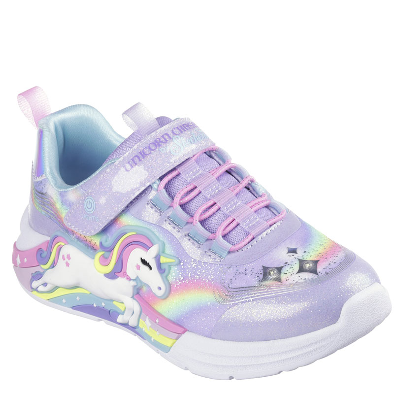 SKECHERS UNICORN CHASER - LIGHTS (302298L-LVMT)ΠΑΙΔΙΚΑ ΠΑΠΟΥΤΣΙΑ ΦΩΤΙΖΟΜΕΝΑ Multicolour